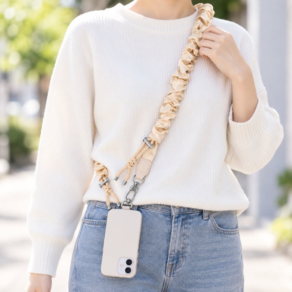 ショルダーストラップ LEPLUS NEXT SHOULTY MULTI STRAP フリル ドロー