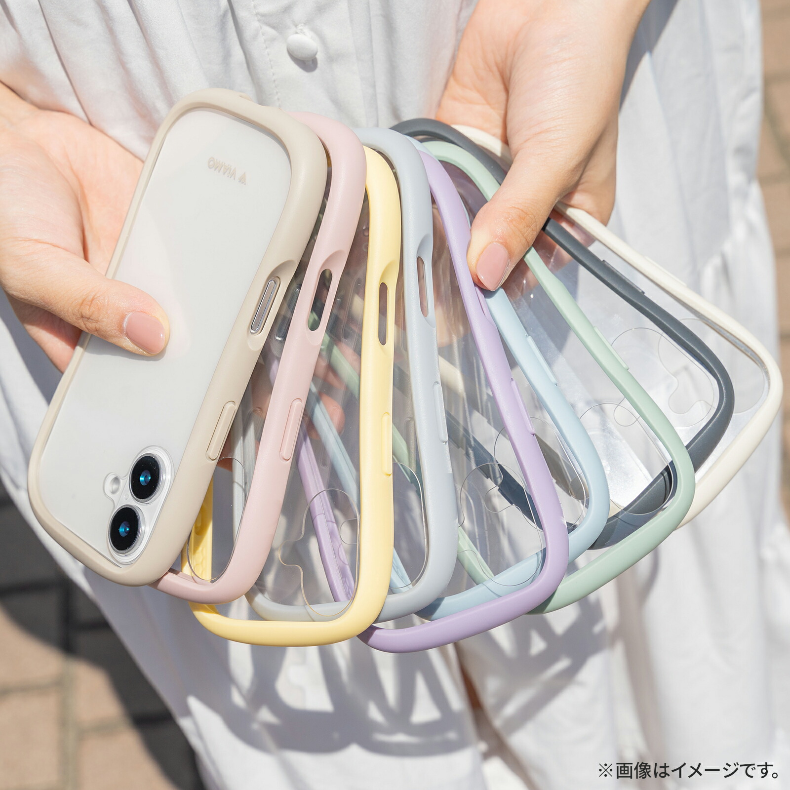 iPhone17 iPhone16 iPhone15 ケース クリア かわいい 耐衝撃 背面