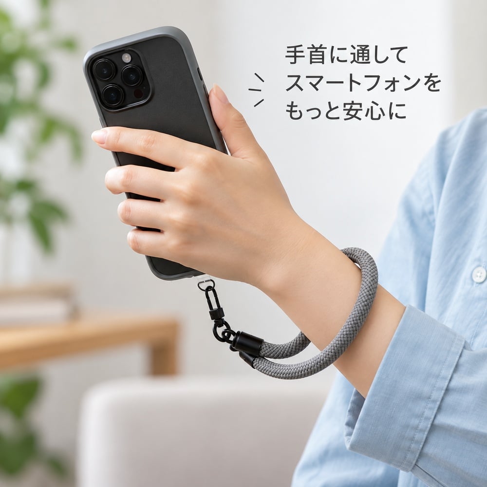 ハンドストラップ LEPLUS NEXT WRISTY MULTI STRAP 太丸紐 挟み込み