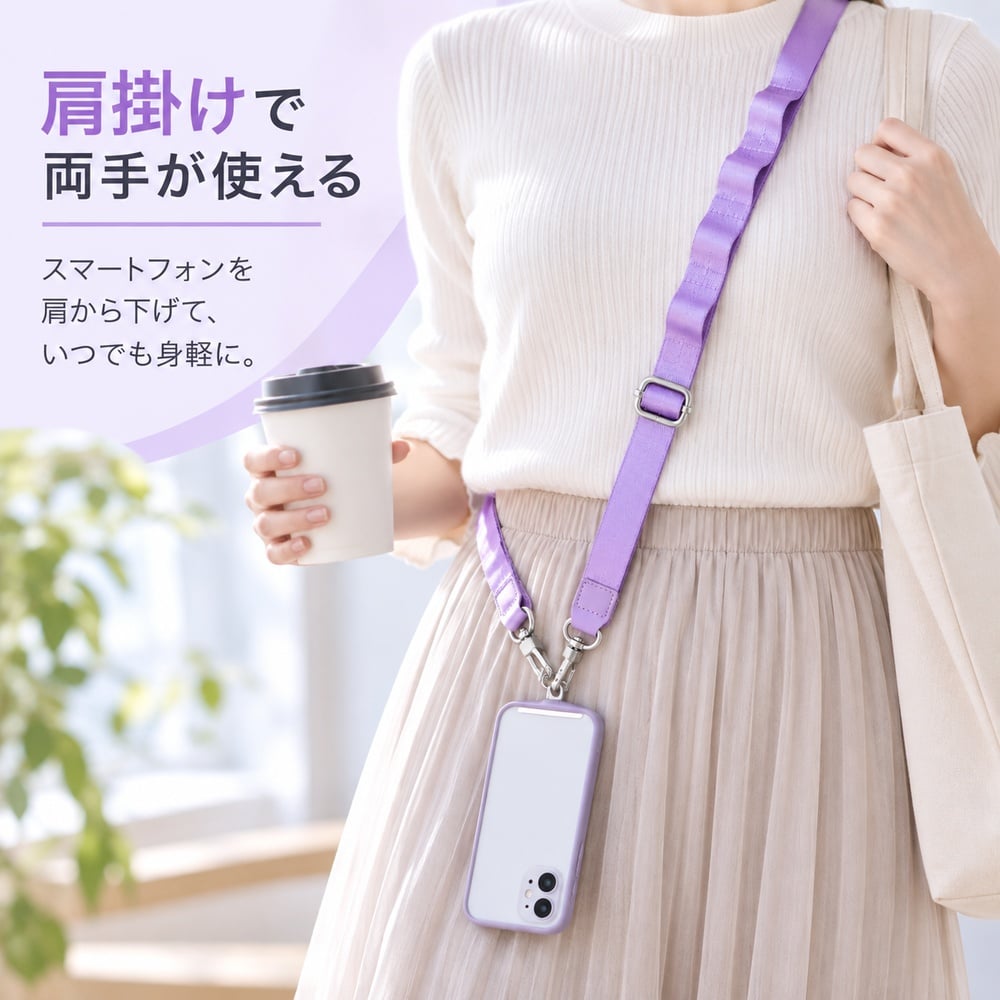 ショルダーストラップ LEPLUS NEXT SHOULTY MULTI STRAP 推し活カラー