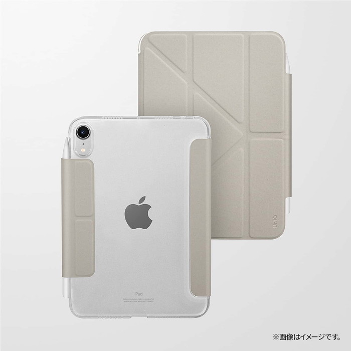 iPad mini A17 Pro 6 ケース 手帳型 パステル くすみカラー スタンド