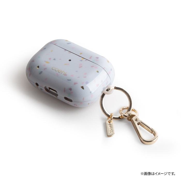 AirPods Pro 2 ケース かわいい おしゃれ クリア カラビナ キーリング