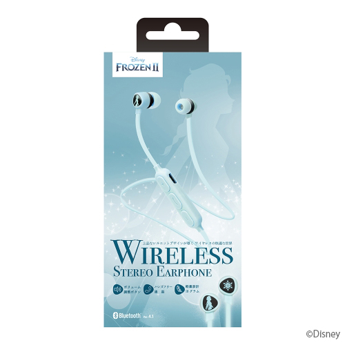 イヤホン ワイヤレス Bluetooth 4.1 ディズニー キャラクター エルサ