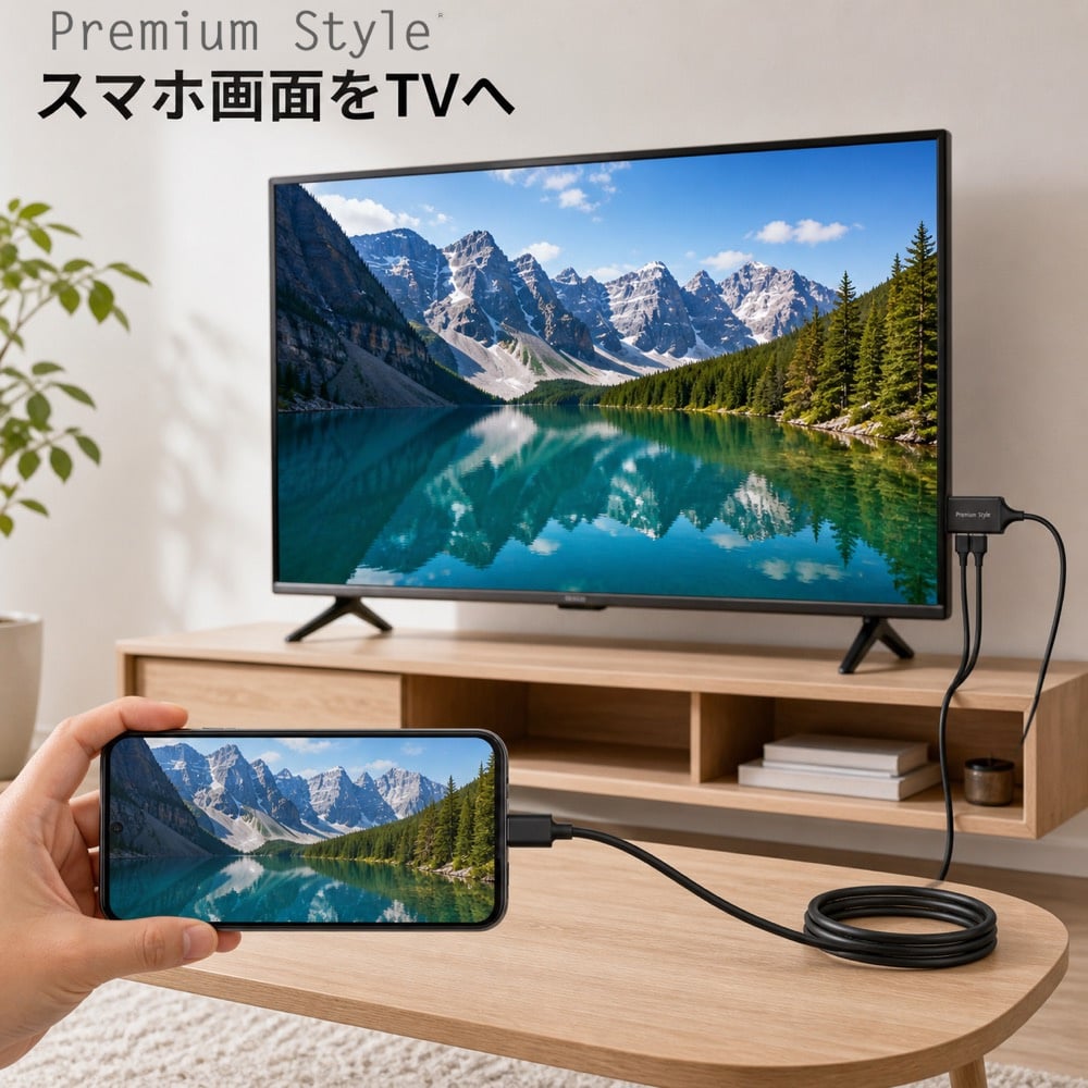USB-Cコネクタ HDMIミラーリングケーブル 2m ブラック HDMIケーブル 4K/30Hz対応 HDCP対応 ミラーリング中の給電対応 USB Type-C入力 HDMI出力 PGA ピージーエー |  | 08