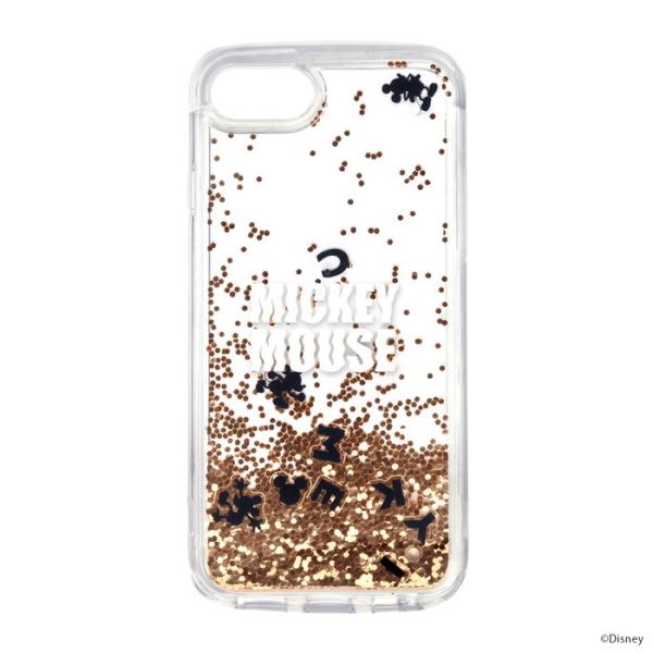 iPhone SE 第3世代 ケース ディズニー iPhone8 キラキラ ラメ 流れる