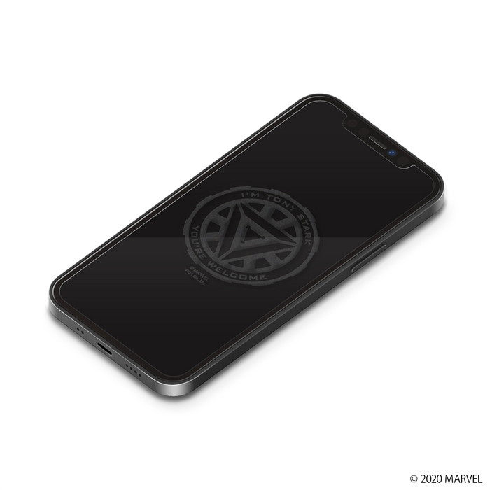 【au】iPhone12 mini ホワイト　本体(ガラスフィルム付き) iPhone12mini ガラスフィルム アイアンマン フィルム ガラス iPhone 12
