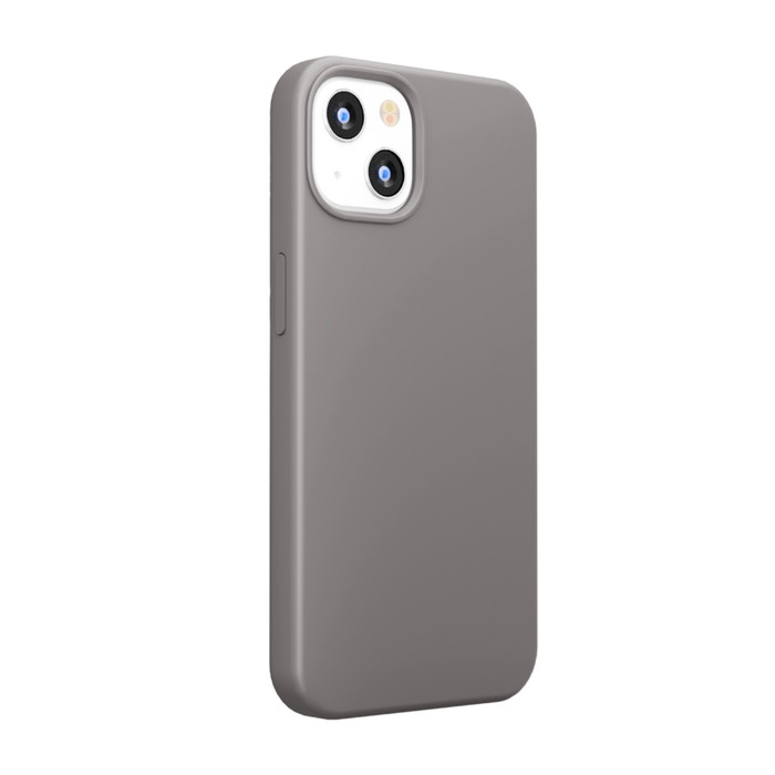 iPhone13 ケース シンプル グレー iPhone 13 シリコンケース シリコン