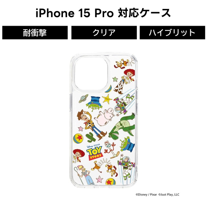 CASSETIFY iPhone用キャラクター柄ソフトケース iPhone15 Pro ケース Pixar トイストーリー iPhoneケース かわいい