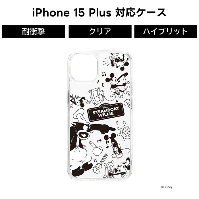 iPhone15 Plus ケース ディズニー ミッキー iPhoneケース かわいい