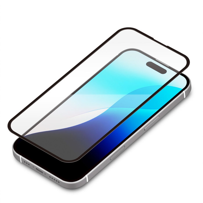 iPhone 16 Plus 128GB 100%+フィルム2枚 iPhone16 ガラスフィルム 全面保護 高透明 2枚入り 角割れ防止 PET