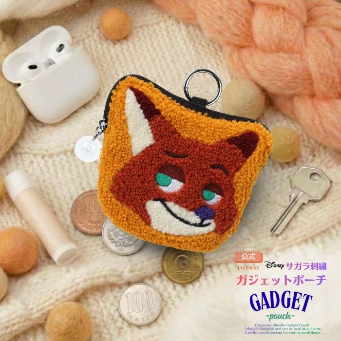 ディズニー ポーチ マーベル スターウォーズ キャラクター ガジェットポーチ 小物入れ かわいい サガラ刺繍 PGA 収納 トラベルポーチ ...