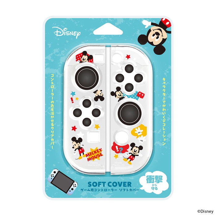 Switch コントローラー カバー ミッキーマウス ディズニー PGA ソフト