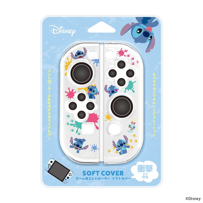 Switch コントローラー カバー スティッチ ディズニー PGA ソフト