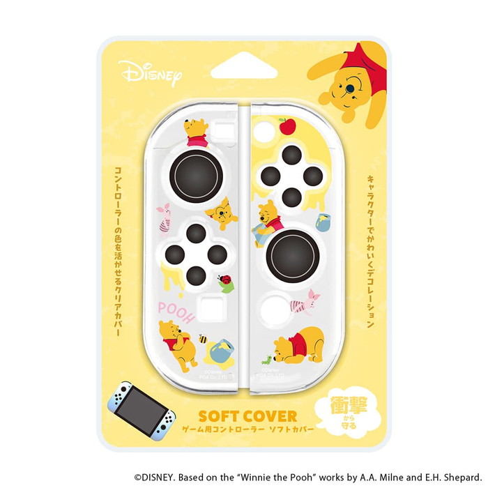 Switch コントローラー カバー くまのプーさん ディズニー PGA ソフト