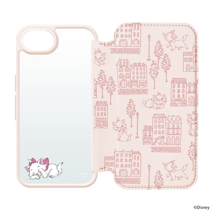 平凡社 大百科事典 全16巻ケース付 iPhone16e 手帳型ケース ディズニー カバー マリー キャット ガラス