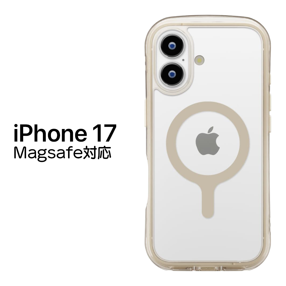 iPhone17 ケース クリア MagSafe対応 かわいい 耐衝撃 iPhone 17