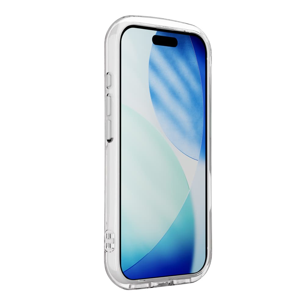 iPhone 17 ケース MagSafe対応 クリア 耐衝撃 ホワイト 高透明