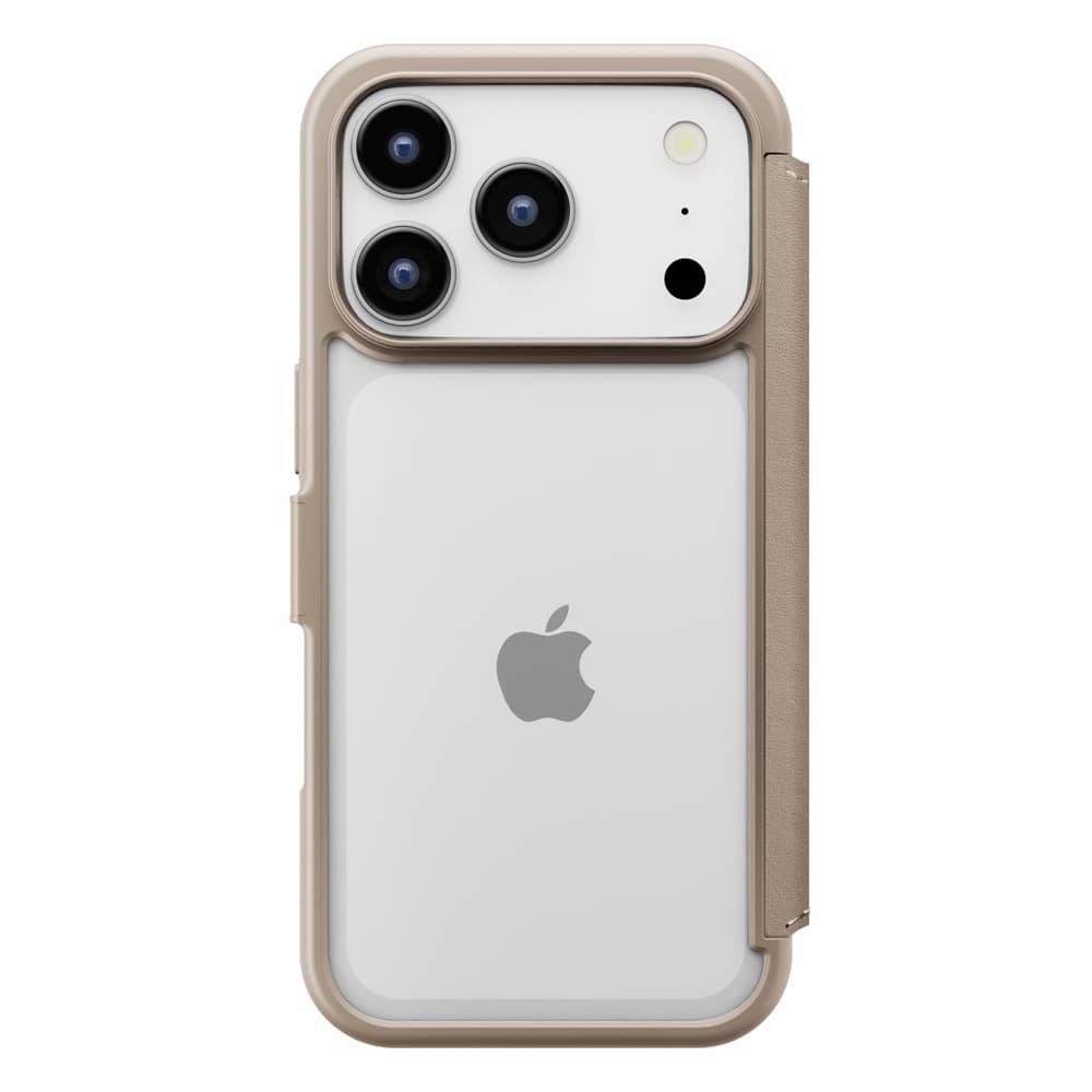 iPhone17Pro ケース 手帳型 ベージュ かわいい シンプル ストラップ