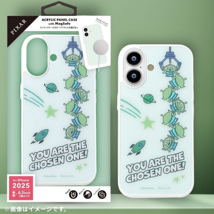 iPhone 17 ケース ディズニー MagSafe対応 クリア 耐衝撃 トイ
