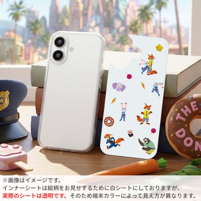 iPhone 17 ケース ディズニー クリア 耐衝撃 ズートピア ニック