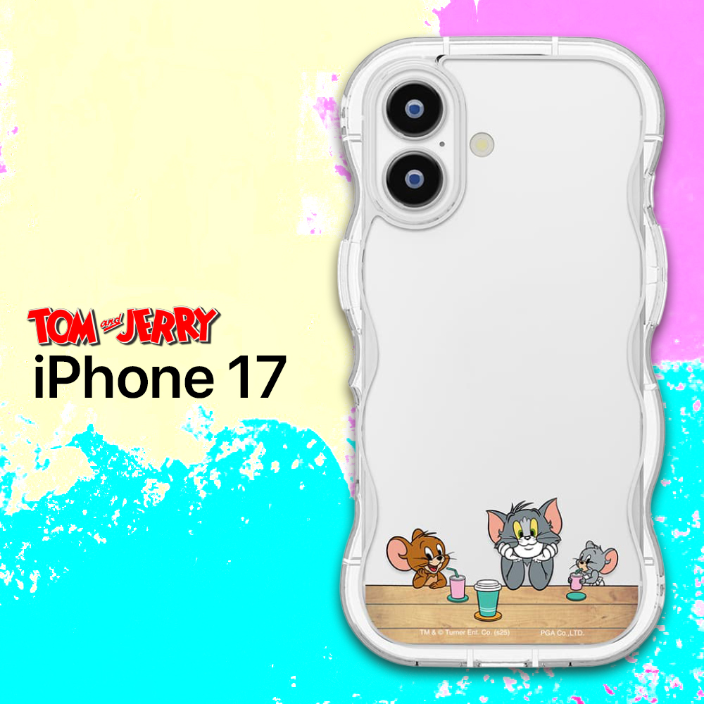ケースティファイ　トムとジェリー　iPhone17 ケース　ミラー iPhone17 ケース トムとジェリー キャラクター iPhone 17 アイフォン17