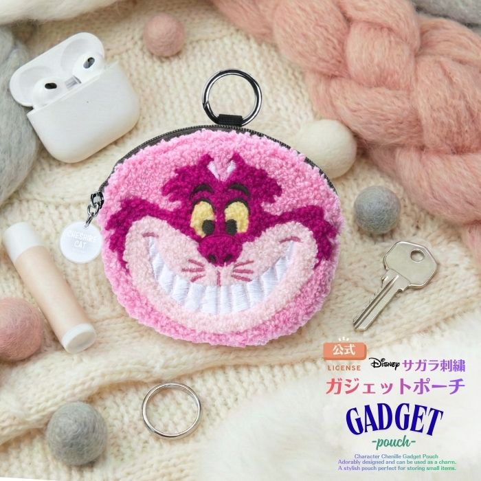 ポーチ.ジェラトーニ.マグネット入り.赤ちゃんみたいな童顔,ディズニー ミッキー、ミニーのお顔型！東京ディズニーランド ストラップ付き