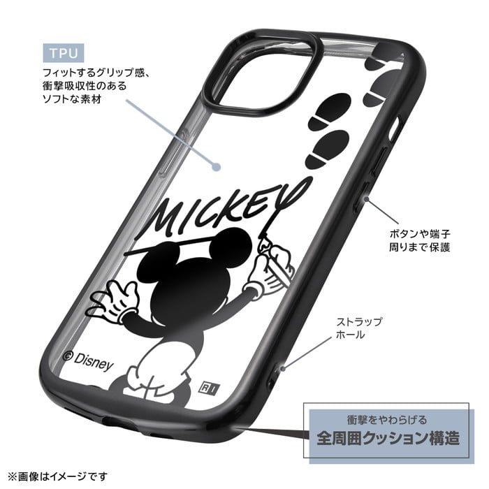 iPhone 15 Pro ケース ディズニー ミッキーマウス ミニーマウス