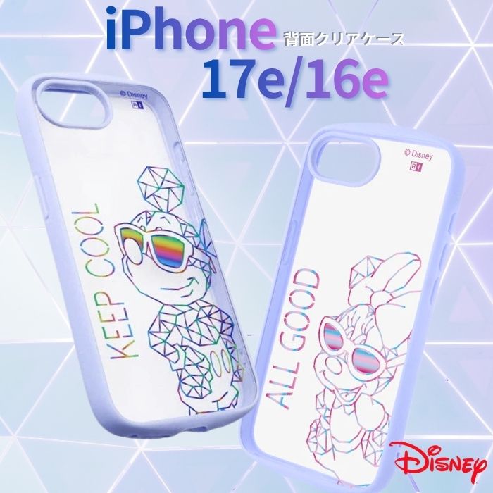 iPhone 17e 16e ケース クリア ミッキー iPhone17e ディズニー