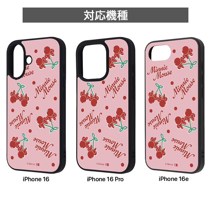 iPhone 16 16pro 16e ケース ディズニー キャラクター ミニー かわいい