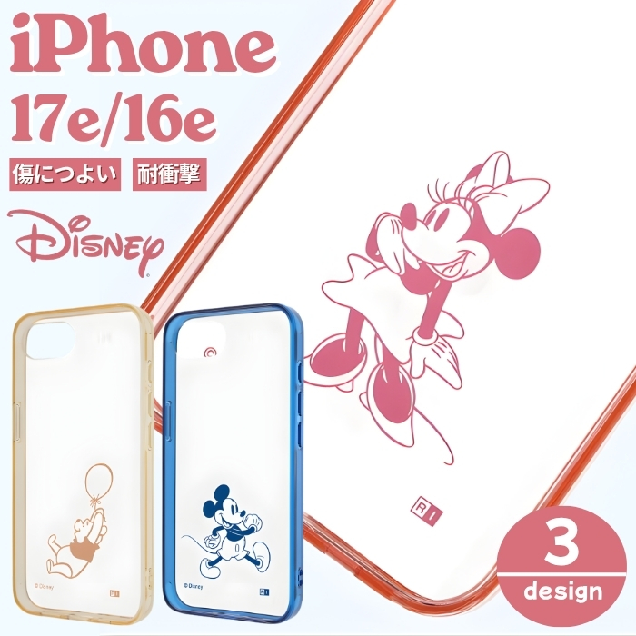 iPhone 17e 16e ケース ミッキー クリア iPhone17e ディズニー
