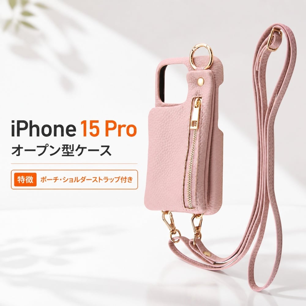 iPhone 15 Pro ケース デジタルアルキミスト PUレザー
