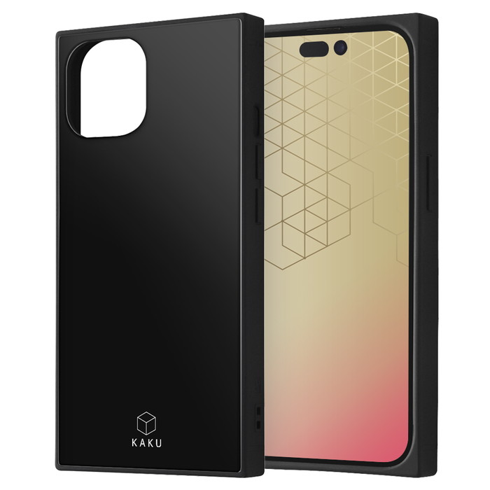 ray-out iPhone 15 ケース 耐衝撃 シンプル ブラック 黒