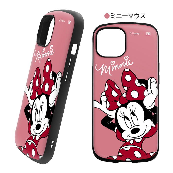 Disney iPhone 15 ケース ミニー ミニーマウス ディズニー 耐