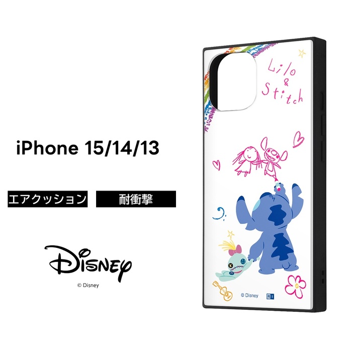 Disney（ディズニー） iPhone 15 ケース スティッチ キャラクター