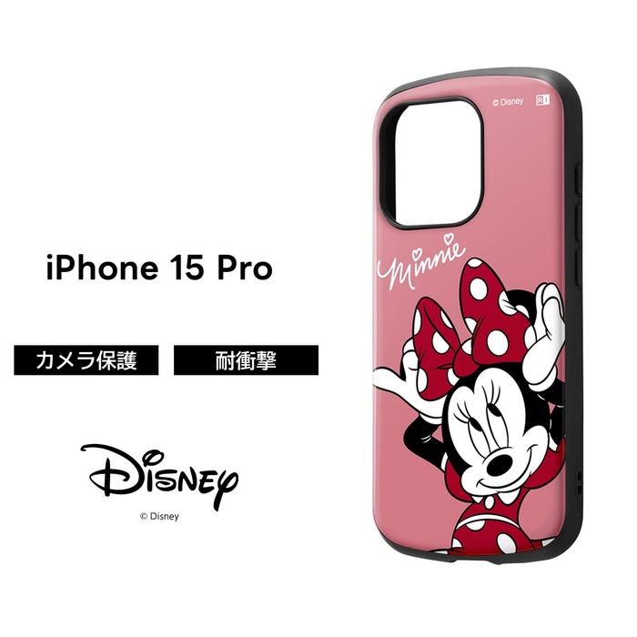 iPhone15プロケース　ディズニー ディズニーキャラクター ／ iPhone 15 Pro 対応 クリスタルクリア