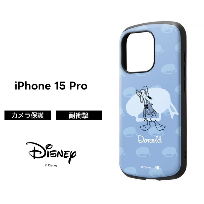 Disney（ディズニー） iPhone 15 Pro ケース ドナルド ドナルドダック