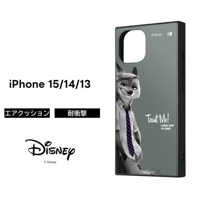 Disney（ディズニー） iPhone 15 ケース ニック ズートピア 耐衝撃