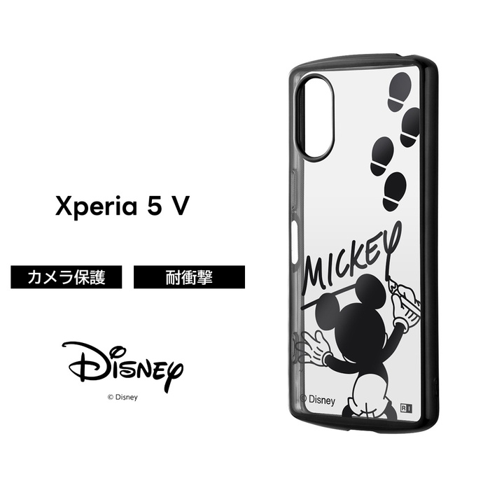 Disney（ディズニー） Xperia 5 V ケース ミッキー クリアケース