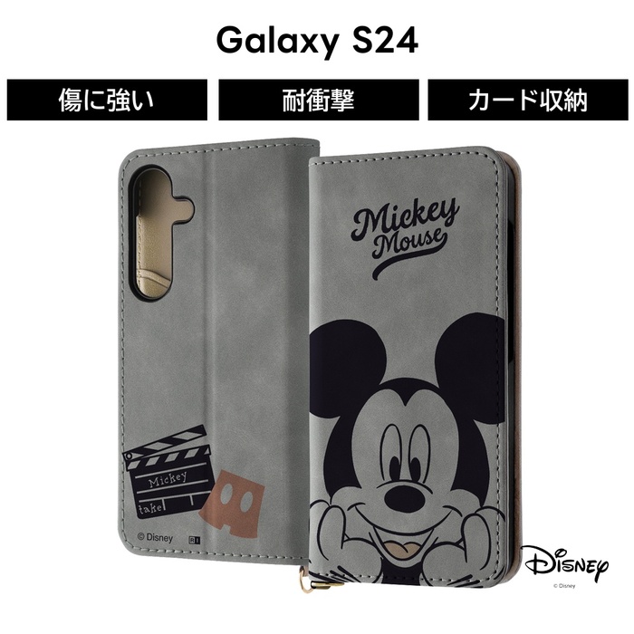 Galaxy S24 ケース ディズニー 手帳型 GalaxyS24 SC-51E SCG25
