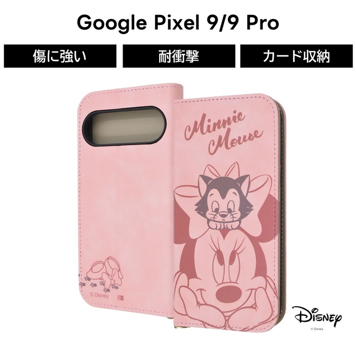 Google Pixel 9 ケース ミニー 手帳型 グーグルピクセル9 9Pro