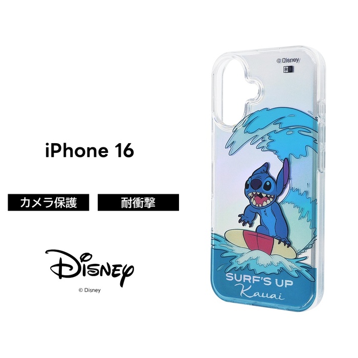 iPhone 16 ケース クリア おもしろ スティッチ iPhone16 アイフォン16