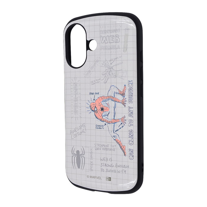 iPhone 16 ケース 耐衝撃 スパイダーマン iPhone16 アイフォン16