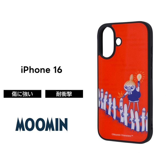 iPhone 16 ケース 耐衝撃 リトルミイ iPhone16 アイフォン16 ムーミン
