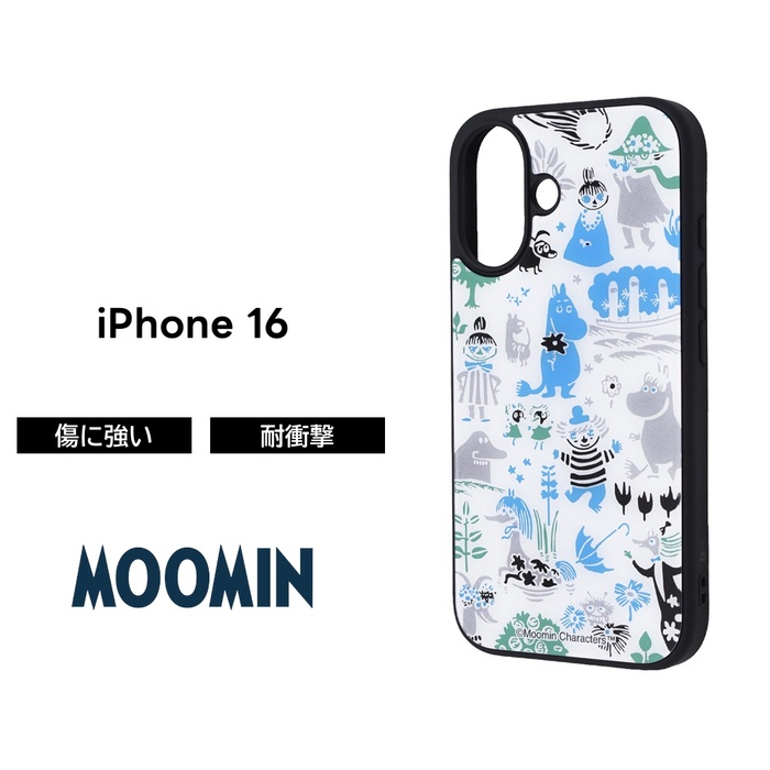 iPhone 16 ケース 耐衝撃 ムーミン iPhone16 アイフォン16 スナフキン