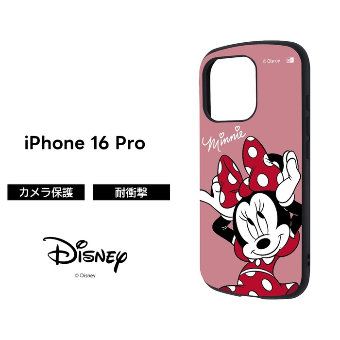 iPhone 16 Pro ケース 耐衝撃 ミニー iPhone16Pro アイフォン 16プロ