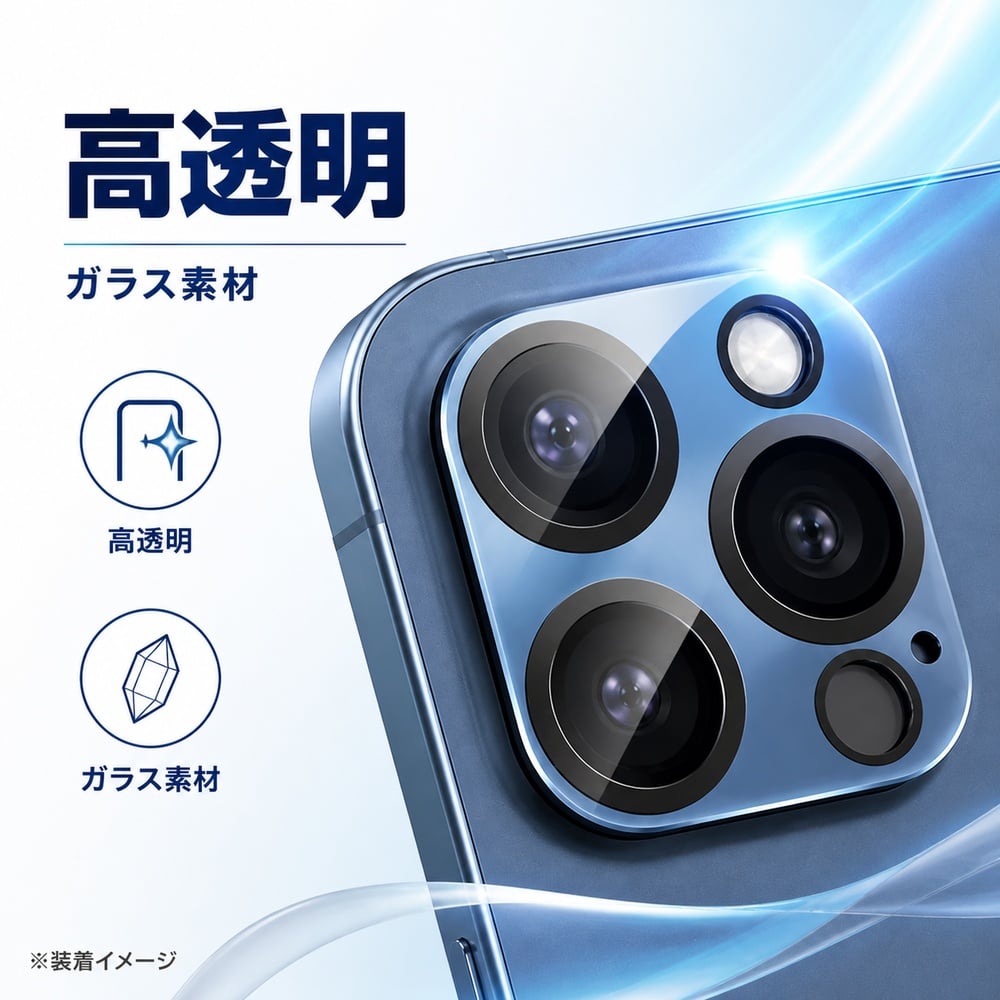 iPhone 15 Pro カメラフィルム レンズ保護 カメラ保護 10H カメラ