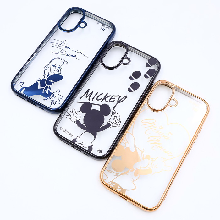 iPhone 16 Plus ケース ミニー クリア iPhone16Plus アイフォン
