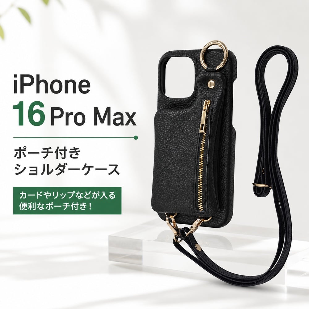 iPhone 16 Pro Max ケース ショルダー iPhone16ProMax アイフォン 16
