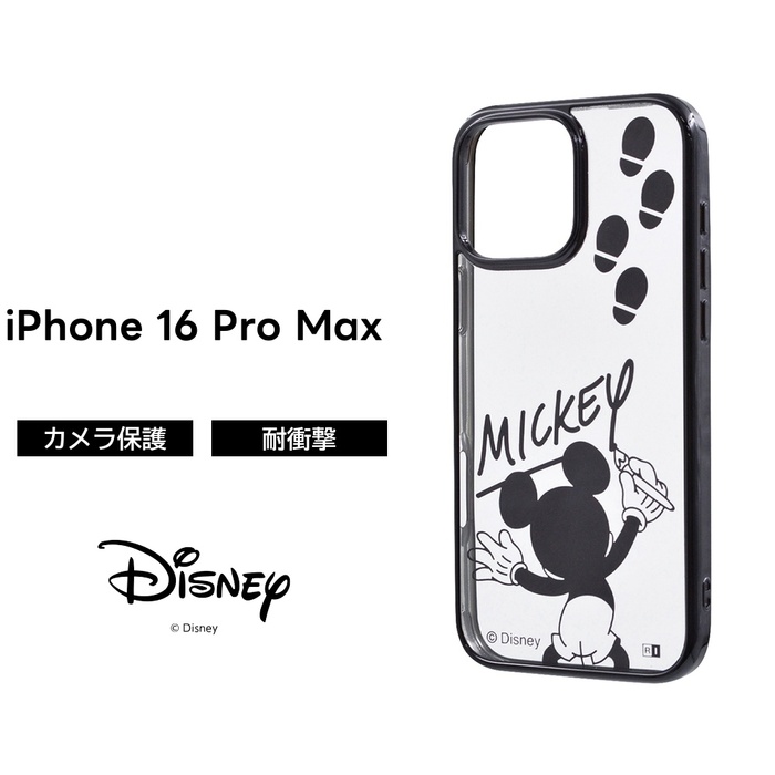 iPhone 16 Pro Max ケース ミッキー クリア iPhone16ProMax アイフォン