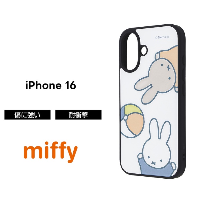 iPhone 16 ケース ミッフィー 耐衝撃 iPhone16 アイフォン16